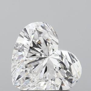 1.89ct Heart Cut Lab-Grown Diamond IGI Certified F Color VS1 Clarity Lab-Stone - Product Image 1