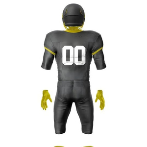 Conjunto de pantalón y Jersey de fútbol americano reversible personalizado de alta calidad suministro de fábrica longitud de manga corta al por mayor - Product Image 5