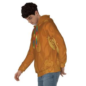 Anufacturers-Sudadera con capucha y logo personalizado para hombre, ropa para parte superior masculina, con bordado de sublimación - Product Image 4