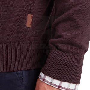 Pull élégant en coton mélangé à fermeture éclair confortable et respirant pour les occasions décontractées - Product Image 6