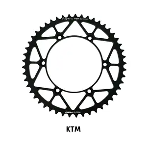 C-Light motorcycle transmission racing parts Carbon rear sprocket for KTM motorbike, made in Italy 48T to 53T