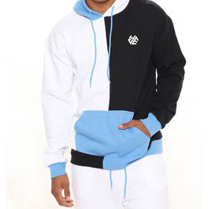 Chándal Deportivo para Hombre 100% Algodón al por Mayor, Calidad Premium, Diseño Personalizado, Patrón Sólido, Contraste de Color, Transpirable, Ligero, 300g - Product Image 6