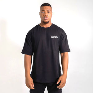 High Quality Cotton/Bamboo Fiber Luxury <b>Men's</b> Oversized <b>Sleeveless</b> Heavyweight T-Shirt with Custom Logo Printed 300gsm - Product Image 6