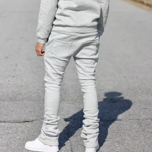 Conjunto de Sudadera con Capucha y Pantalones Deportivos de Felpa Francesa de Lujo, Personalizados, 500 g/m², para Hombre, Estilo Urbano, Invierno, 100% Algodón - Product Image 5