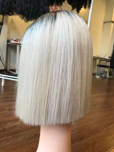 Tendencia caliente para extensiones de cabello de trama recta blanca Ombre, pelucas de cabello humano de alta calidad de longitud personalizada directamente de Vietnam Fac - Product Image 2