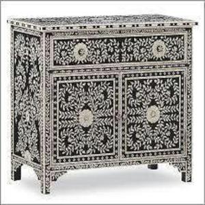 Mesa de centro con incrustaciones de hueso Diseño hecho a mano intrincado Incrustaciones de hueso hechas a mano de La India - Product Image 5