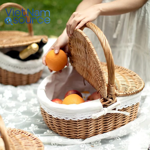 Panier en rotin Offres Spéciales Panier en rotin Panier de fruits en rotin Panier décoratif artisanal-Source vietnamienne - Product Image 2