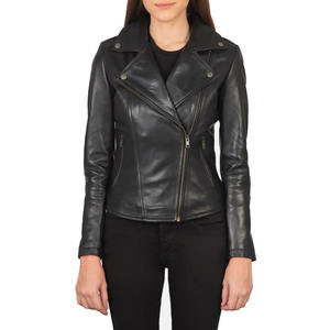 Veste en cuir multicolore confortable à la mode pour femmes Design d'hiver à séchage rapide avec étiquette personnalisée - Product Image 1