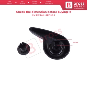 BDP1421-2 Manija de ajuste del reclinador delantero derecho, negra, para Megane MK4 B9A K9A Talis LP KP 2015 en adelante 874016692R - Product Image 6