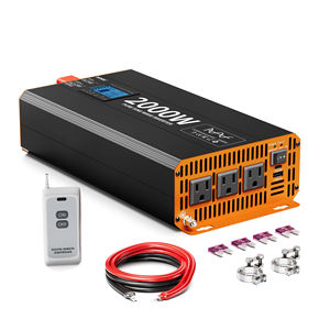 Inversor de Onda Sinusoidal Pura HOULI de 2000W, 12v 24v a 110v CA, con Certificación ETL |   Inversor 12v 110v 2000w - Product Image 2