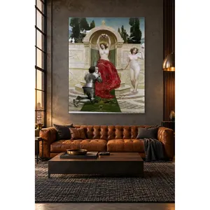 Fida John Collier Tannhuser dans le tableau imprimé sur toile de Venusberg - Product Image 4