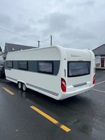 Caravane Mini Pop-Up Hobby 2015, camping-car avec suspension indépendante, cuisine de luxe, capacités tout-terrain, 6 couchages, lit fixe taille 1