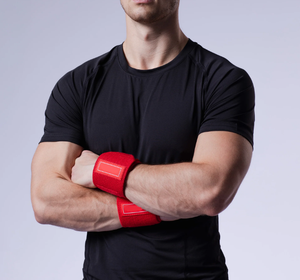 Correas de Muñeca Resistentes para Levantamiento de Pesas, Entrenamiento de Peso Muerto, Agarre Antideslizante para Gimnasio, Correa de Levantamiento Acolchada de Neopreno al por Mayor - Product Image 1