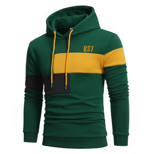 Custom <b>Men</b> 100% Cotton Fleece Winter Eco-Friendly Heavyweight Slim Fit Pullover Hooded <b>Sweatshirt</b> ODM Streetwear - Product Image 1