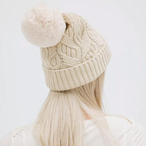 หมวกถักนิตติ้งหมวกฤดูหนาวปักตามสั่งผู้ผลิตหมวกแฟชั่นสำหรับทุกเพศ OEM - Product Image 4