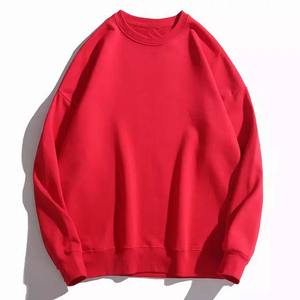 Custom Logo Loose <b>Men's</b> 300gsm 100% Cotton Heavyweight Plain Oversized Embroidery Printing Winter Sweatshirts Basics - Product Image 4