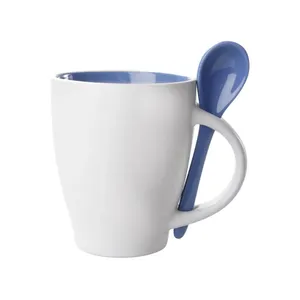Personalized Spoon Mug <b>Ceramic</b> <b>Cups</b> with Spoon Custom Merchandising - Product Image 6