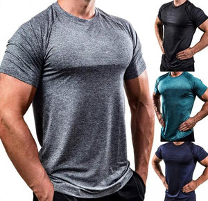 Gym Compression T Shirt Hommes Manches Courtes Elastique Fitness Exercice Running Summer Quick Dry Gym Sportswear Tshirts - Product Image 1