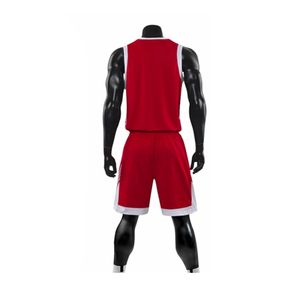 ชุดบาสเก็ตบอลชุดบาสเก็ตบอลชุดกีฬาตัดและเย็บโลโก้ตามต้องการ - Product Image 3