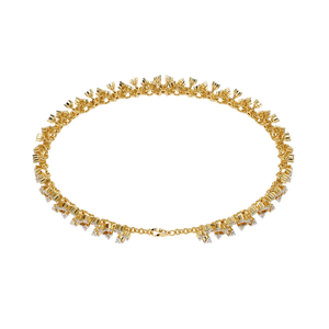 Magnifique bracelet et jonc en or 18 carats avec diamants de laboratoire, accessoire de bijouterie luxueux - Product Image 5