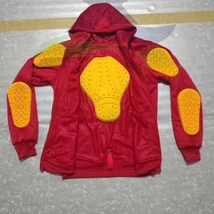 Nuevo Nivel 2 almohadillas sudaderas con capucha para motocicleta con logotipo reflectante fluorescente para cremallera de Kevlar Sudadera con capucha para motocicleta a prueba de viento - Product Image 6