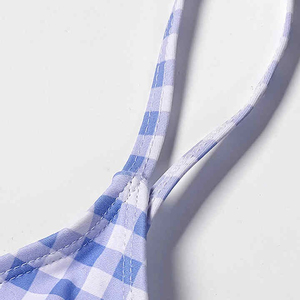 2025 nueva moda traje de baño con pareo de playa conjunto de ropa de playa traje de baño Vintage Bikinis y ropa de playa Bikini conjunto Halter - Product Image 6