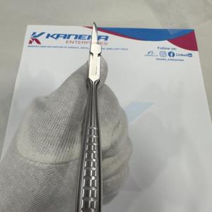 Kaneka กรรไกรตัดเล็บแบบโค้งงอ, กรรไกรตัดเล็บสแตนเลสแบบมืออาชีพสำหรับนิ้วและนิ้วเท้าที่เปิดกรามกว้าง - Product Image 4