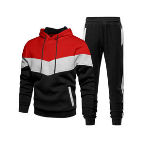 Conjunto de 2 Piezas de Sudadera con Capucha y Pantalones Deportivos para Hombre en Colores Sólidos, 100% Algodón, Impresión de Logotipo Personalizada, Conjuntos Deportivos, Chándales Unisex - Product Image 2