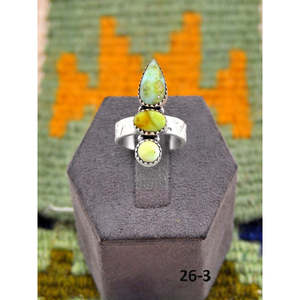 Anillo Ajustable de Plata de Ley con Turquesa Palomino de Inspiración Suroeste, Estilo Romántico, Engaste de Bisel, Oro Rosa y Rodio, Regalo - Product Image 1