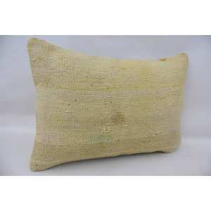 หมอนขนสัตว์สีเบจ Kantha Patchwork, 16X24นิ้ว, รูปแบบทอ - Product Image 2