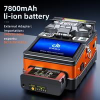 Damu yüksek hassasiyetli A-81S optik Fiber füzyon Splicer 6 motorlar hızlı ekleme makinesi çekirdek çekirdek hizalama 5 "TFT ekran 5 yıl