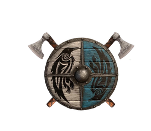 Escudo de madera pesado de diseño único de pájaro azul, escudo vikingo redondo Medieval, profesional, personalizado con ejes de madera - Product Image 4