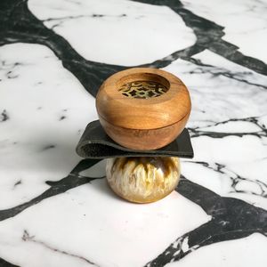 Quemador de Bakhoor Aromático Artesanal Hecho a Mano, Combinación Decorativa de Madera de Mango con Tapa Extraíble - Product Image 6