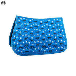 Tapis de selle personnalisé Designer Quilting Polyester Tissu Confortable Cheval Qualité supérieure Couleur personnalisée Tapis de selle matelassés 2024 - Product Image 2