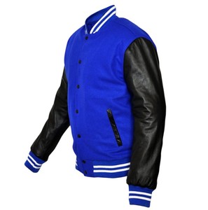 2024 Custom Brand Men's <b>Winter</b> Varsity <b>Jacket</b> <b>Leather</b> Sleeves Casual Outdoor Windproof Breathable Fleece Filled Plus Size - Product Image 3