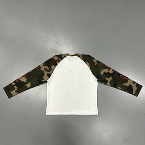 T-shirt Termica da Uomo Personalizzata a Maniche <span class=keywords><strong>Lunghe</strong></span> in Waffle Pesante 300g, Camouflage Casual, Traspirante ed Eco-Friendly - Product Image 4