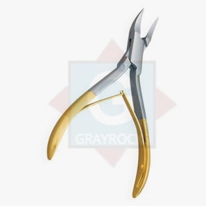 Pince à cuticules en acier inoxydable de haute qualité coupe-lame incurvée pour manucure pédicure soin des ongles utilisation sur les doigts - Product Image 1