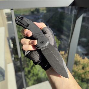 Cuchillo plegable personalizado D2 Acero G10 Mango Caza al aire libre Cuchillo de bolsillo plegable Bajo MOQ - Product Image 6