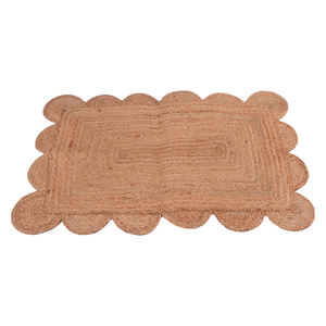 Nappe élégante vintage 100 % coton faite à la main, imprimée au bloc, motif floral, lavable, absorbante, pour usage extérieur - Product Image 6