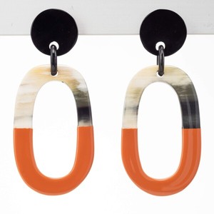 Boucle d'oreille en corne de buffle pour fête anniversaire filles femmes boucle d'oreille en corne bonne qualité boucle d'oreille en corne de vache à prix raisonnable - Product Image 3