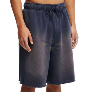Shorts de décoloration solaire pour hommes en coton avec logo imprimé personnalisé pour adultes Shorts de décoloration solaire pour hommes fabriqués au Pakistan de taille - Product Image 1