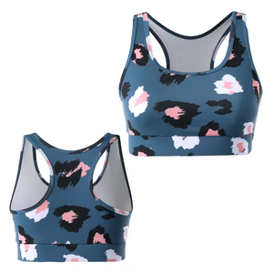 Sujetador deportivo de alta calidad para mujer, lo último en venta al por mayor, todo tipo de sujetador personalizado con estampado de sublimación, Sujetador deportivo transpirable para mujer - Product Image 1