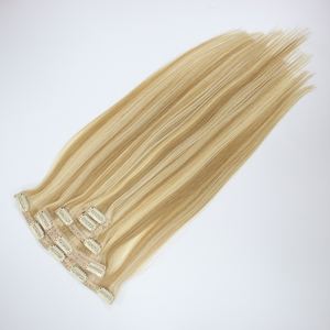 Clip dans les cheveux humains Extension de faisceau de cheveux 100% brut vietnamien Remy naturel vendeur prix de gros - Product Image 3