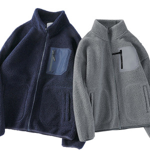 Chaqueta acolchada Polar Fleece Oversize Nuevas ventas calientes Venta al por mayor Fleece de alta calidad para hombre Stand Fleece Fabric Unisex - Product Image 1
