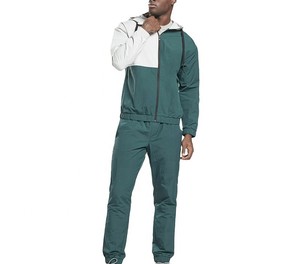 ชุดวอร์มมีซิปของผู้ชายสไตล์ที่สมบูรณ์แบบผ้าฝ้าย100% ระบายอากาศได้ดีน้ำหนักเบาลายพื้นไซส์ใหญ่พิเศษราคาสมเหตุสมผล - Product Image 6