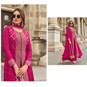 ชุดสูท Salwar Kameez แบบดั้งเดิมของอินเดียสำหรับผู้หญิงมี dupatta แฟนซีสำหรับฟังก์ชั่นงานแต่งงาน - Product Image 1