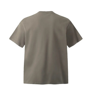 Logo personnalisé imprimé coton lavé goutte épaule coton coupe surdimensionnée t-shirt demande du client nouveauté chemises de sublimation - Product Image 2