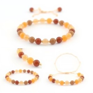 Gran oferta de piedras naturales de 8mm, preciosas piedras preciosas semipreciosas, pulseras de cuentas de semillas Unisex para mujer - Product Image 2