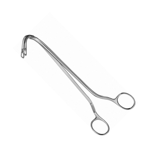 Pinces manuelles chirurgicales médicales de classe I en acier inoxydable de 225 mm certifiées CE pour l'élimination des calculs biliaires chez le foie et la rate - Product Image 5