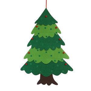 Decorazione natalizia bambino regalo <span class=keywords><strong>di</strong></span> <span class=keywords><strong>Natale</strong></span> in feltro <span class=keywords><strong>albero</strong></span> <span class=keywords><strong>di</strong></span> <span class=keywords><strong>natale</strong></span> con 33 pz ornamenti fai <span class=keywords><strong>da</strong></span> te appesa a <span class=keywords><strong>parete</strong></span> <span class=keywords><strong>albero</strong></span> <span class=keywords><strong>di</strong></span> <span class=keywords><strong>Natale</strong></span> - Product Image 2